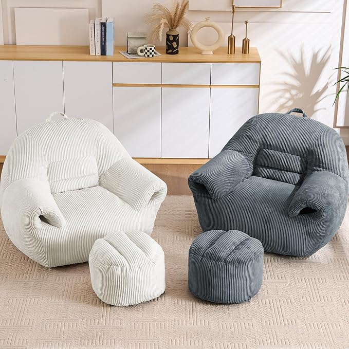 DAICO Bean Bag Chairs for Adults Beanbag Sofa - Image 6