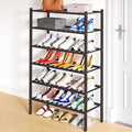 Smiry Shoe Rack, 6 Tier Bamboo Shoe Organizer, Stackable Free Standing Wooden by Smiry