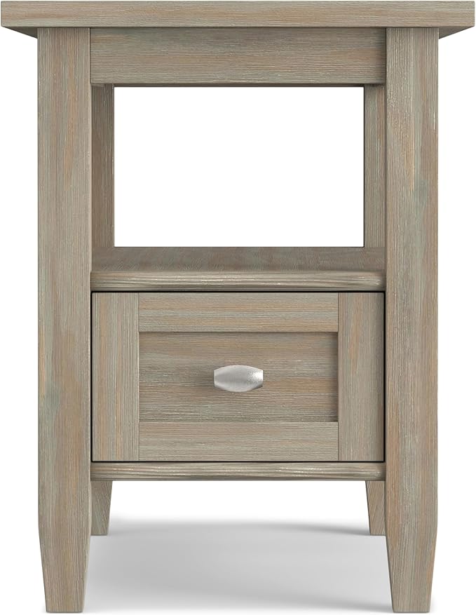 SIMPLIHOME Warm Shaker SOLID WOOD 14 inch Wide Rectangle Transitional Narrow - Image 6