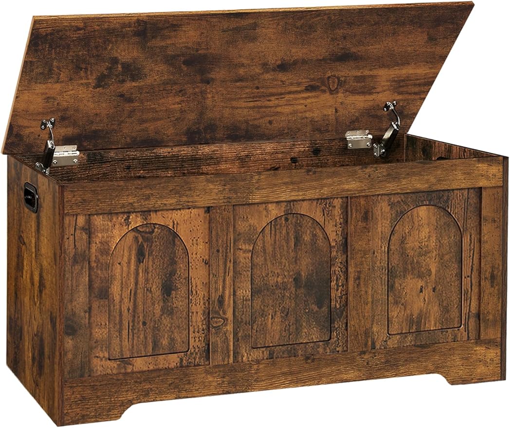 DINZI LVJ Storage Chest, 39.4”Wooden Storage Box by DINZILVJ
