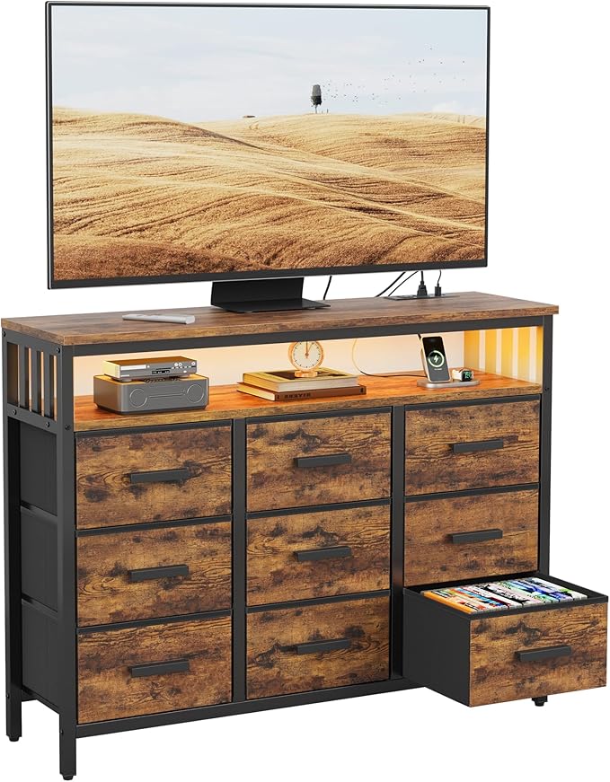 9 Drawer Dresser TV Stand up to by J-yaamiZz