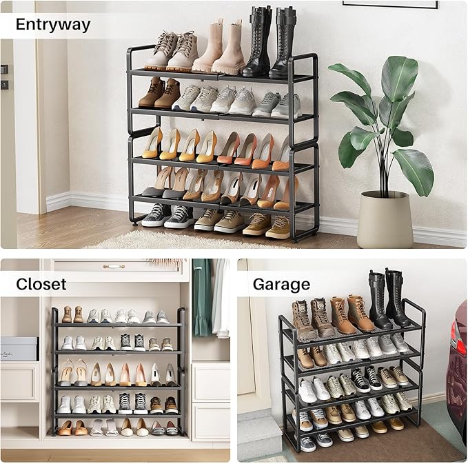 Shoe Rack - Expandable Shoe Organizer - Image 8