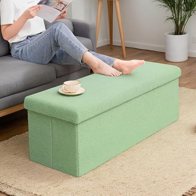 43 Inches Storage Ottoman Bench - Image 5