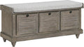 OSP Home Furnishings Dover Coastal Lift-Top Storage Bench by OSPHomeFurnishings