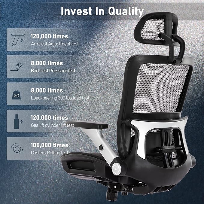 COLAMY Ergonomic Mesh Office Chair - Image 8