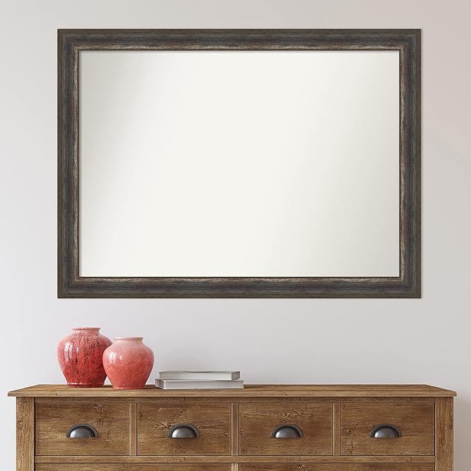Amanti Art Brown Bathroom Mirror - Image 6