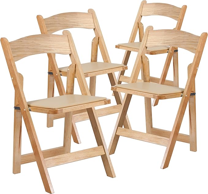 Flash Furniture Hercules Series Beechwood Folding Event Chairs - Image 3
