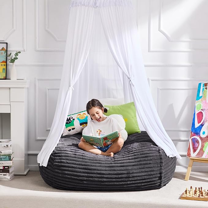 Hobestluk 3FT Bean Bag Chairs Adult Bean Bag - Image 3