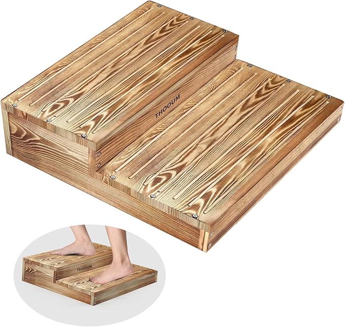 Wooden 2 Step Stool for High Beds, Moderate & Applicable 2-Step Stools for by Unknown