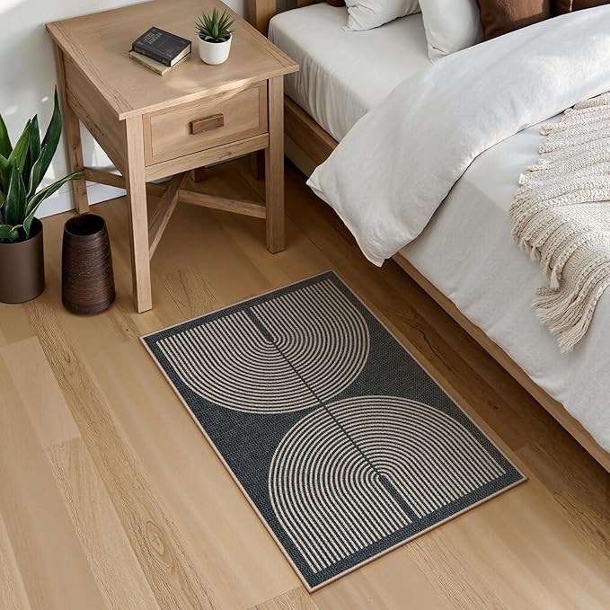 Lahome Rainbow Outdoor Mats for Front Door, 2x3 Small Washable Kitchen Rugs - Image 6