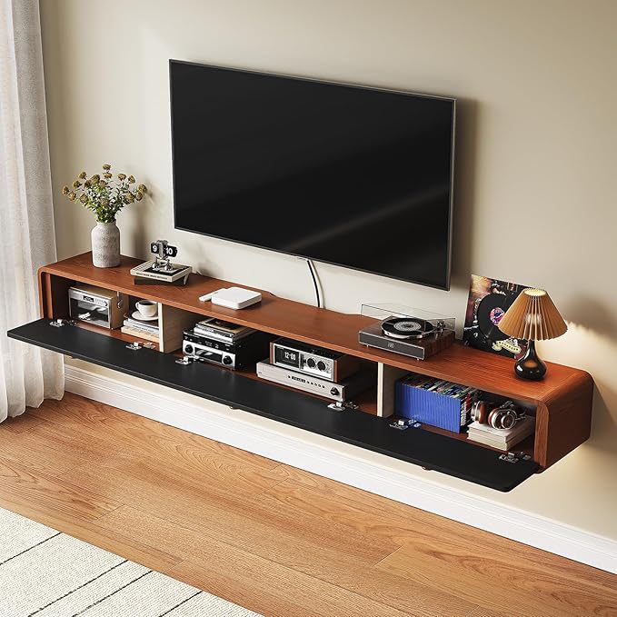 Minimalist 70'' Floating TV Stand - Image 3