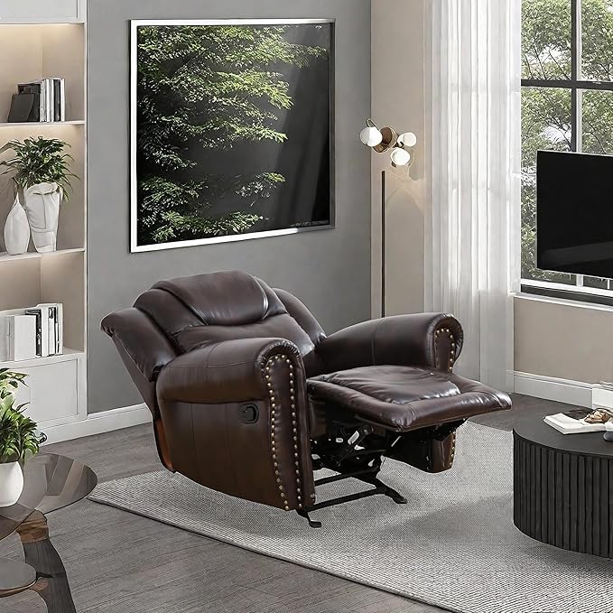 Leather Recliner Chair, Recliner Home Theater Seating, Electric Reclining Chair - Image 3