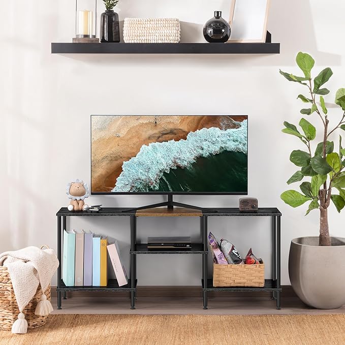 OYEAL 50 Inch TV Stands for Living Room Small Entertainment Center - Image 7