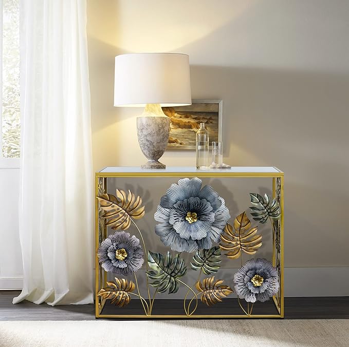 Console Table, Vintage Art Sofa Table - Image 6