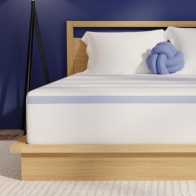 Vibe Gel Memory Foam Mattress, Fiberglass Free 10-Inch CertiPUR-US Certified - Image 3