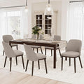 COLAMY Upholstered Dining Chairs Set of 6, Modern Kitchen Chairs by COLAMYINC