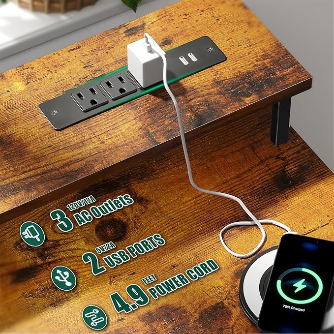 55 Inch Computer Gaming Desk - Image 4