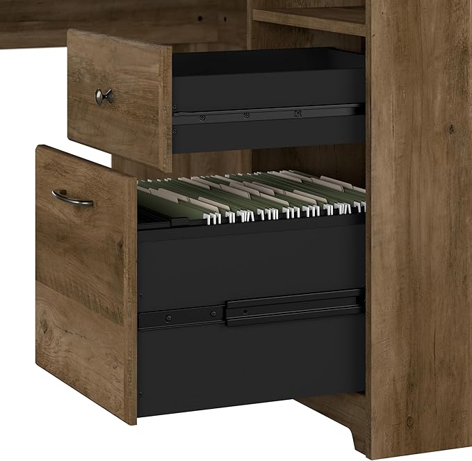 Bush Furniture Cabot 60W L Shaped Computer Desk - Image 5