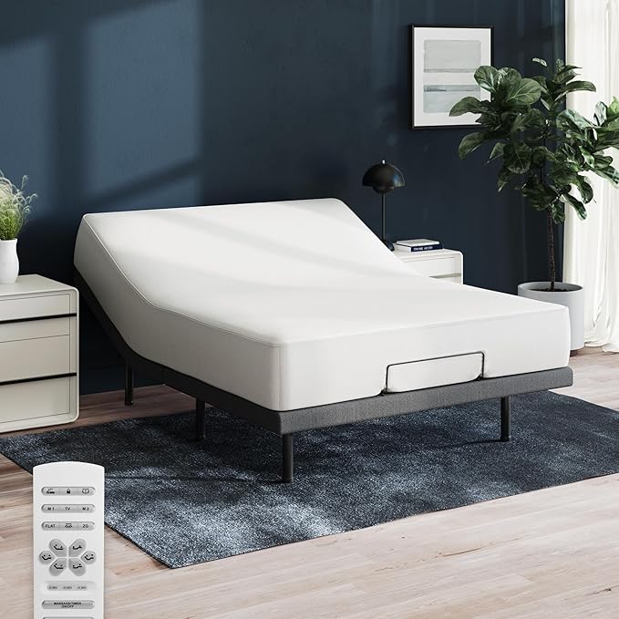 Nectar Full Adjustable Base and 12” Mattress by NectarSleep