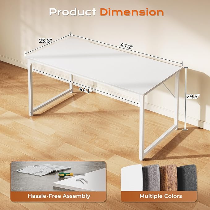 PRAISUN 48 X 24 Inch Computer Desk - Image 2