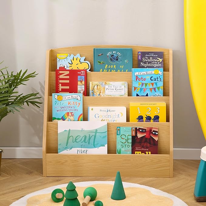 TOETOL 4-Tier Kids Bookshelf by TOETOL