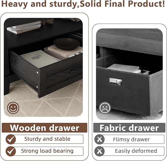 GarveeHome Farmhouse Coffee Table - Image 6