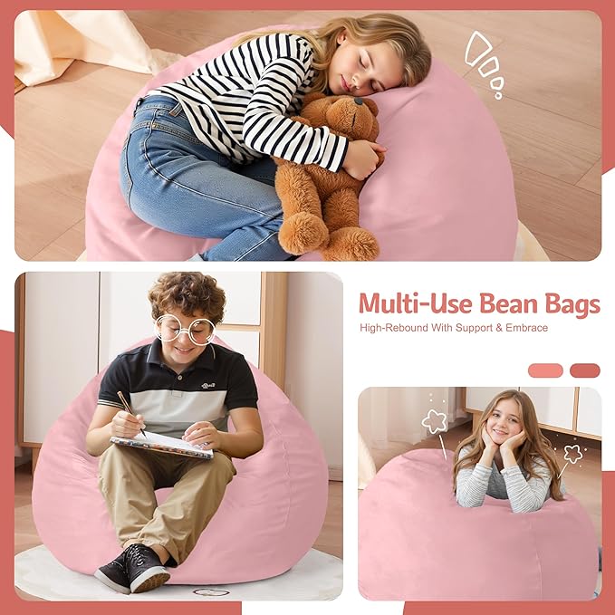 Homguava 2FT Bean Bag Chair: 2' Bean Bags - Image 3