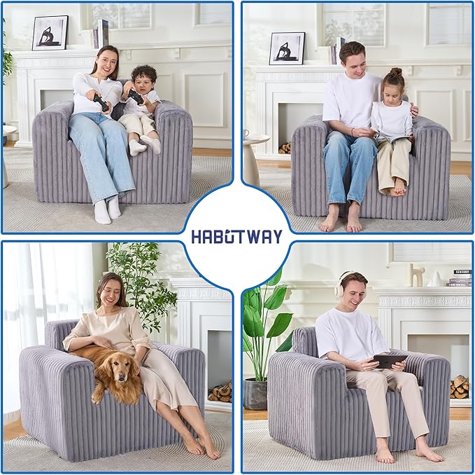HABUTWAY Giant Bean Bag Chairs for Adults - Image 6