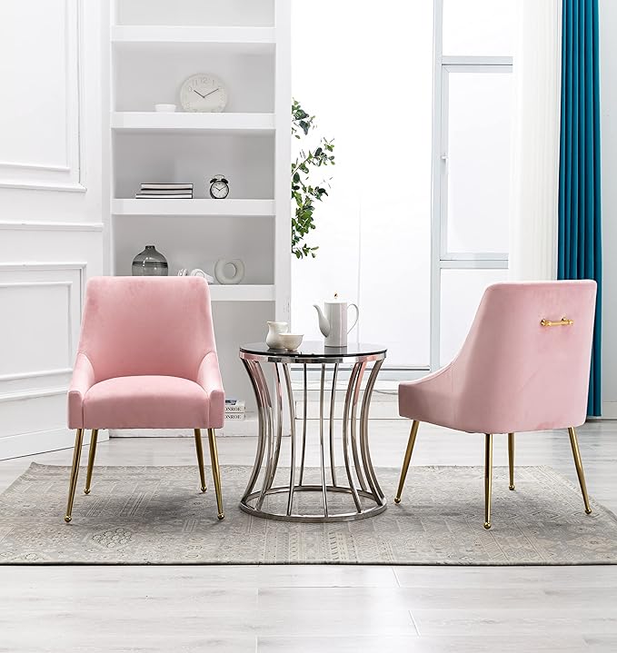 Velvet Dining Chairs, Furniture Collection Modern Contemporary Upholstered - Image 6