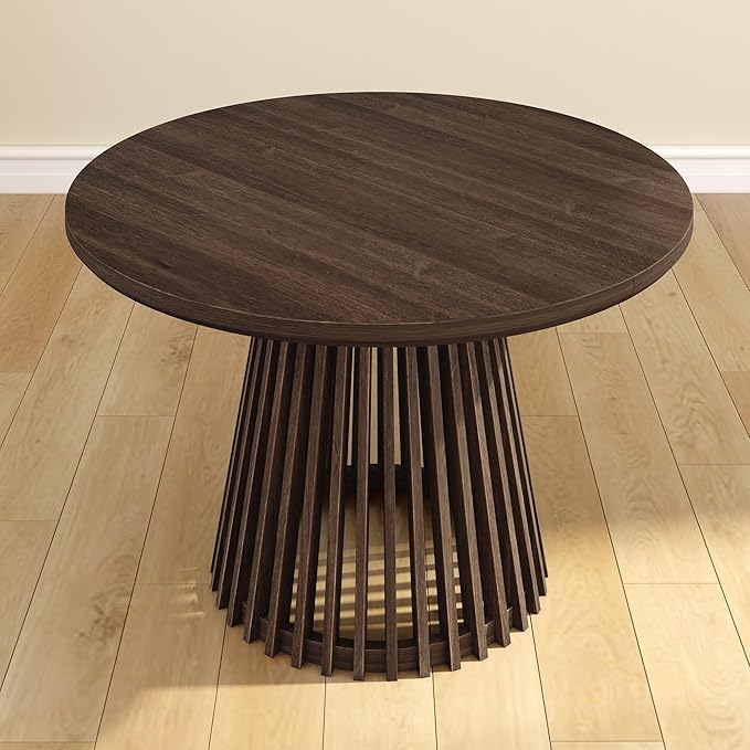 Plank+Beam Lido Round Dining Table, Minimalist Kitchen Table - Image 7