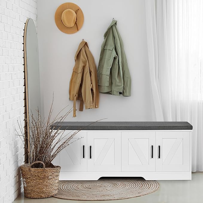 2-Tier Storage Bench, Shoe Bench - Image 4
