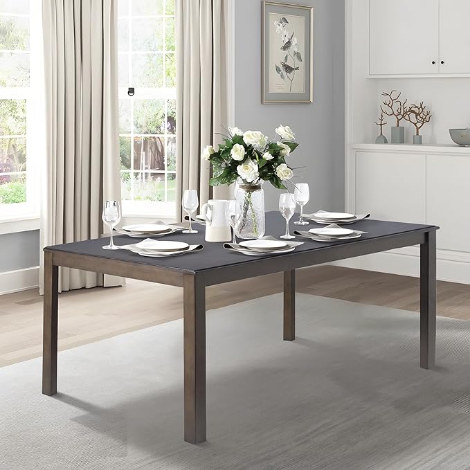 COLAMY Rectangular Dining Table Set - Image 3