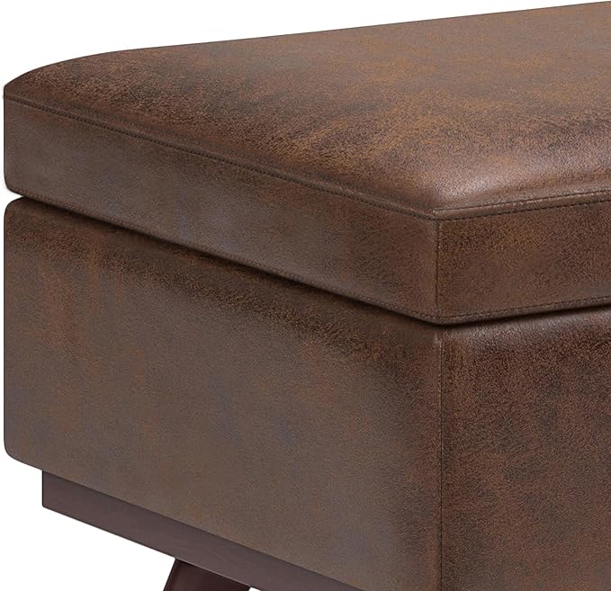 SIMPLIHOME Owen 42 inch Wide Mid Century Modern Rectangle Lift Top Large Coffee - Image 9
