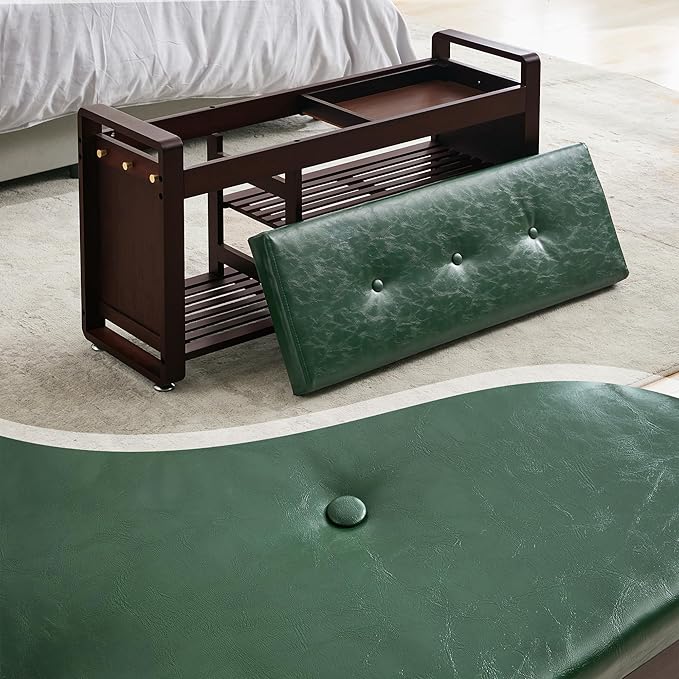 Nnewvante 37.4 inch Shoe Bench - Image 4