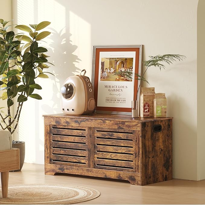 DINZI LVJ Storage Chest, 39.4”Wooden Toy Box - Image 5