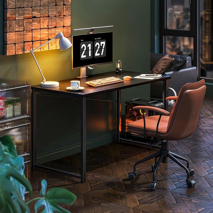 Coleshome 48 Inch Computer Desk, Modern Simple Style Desk - Image 5