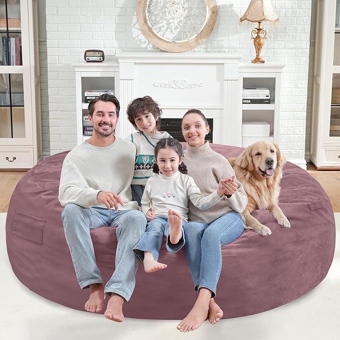 7FT Bean Bag Chair, Large Bean Bag Chairs - Image 2