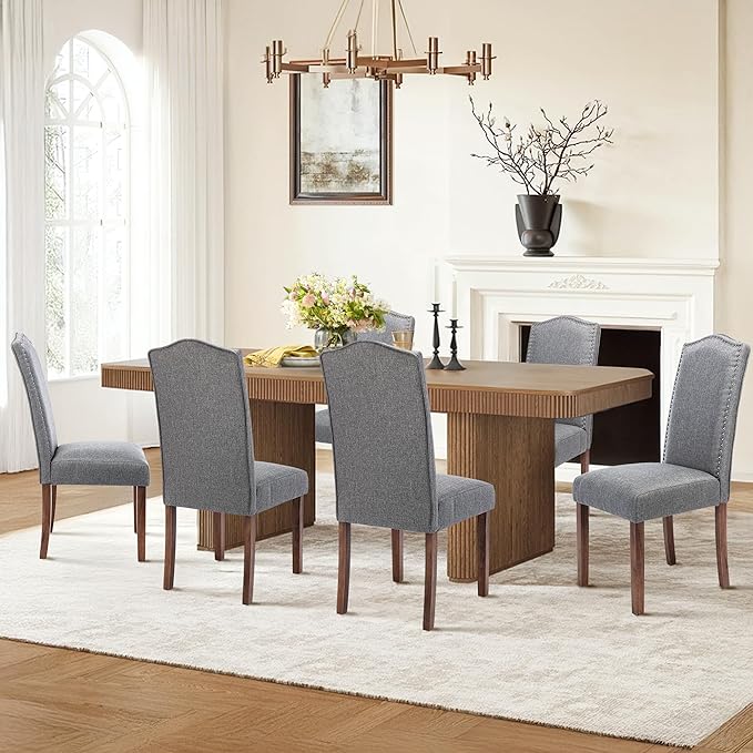 Stylish Upholstered Parsons Dining Chair - Image 2