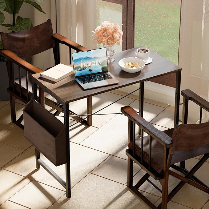 Pamray 32 Inch Computer Desk for Small Spaces - Image 2