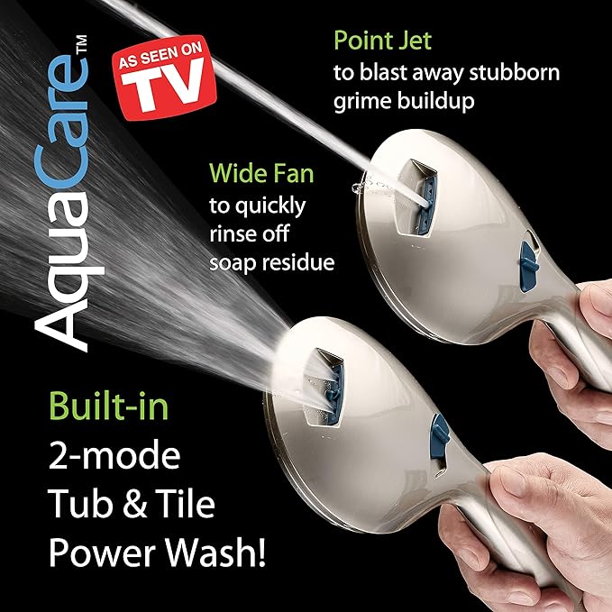 Hotel Spa AquaCare High Pressure 8-mode Handheld Shower Head - Image 7