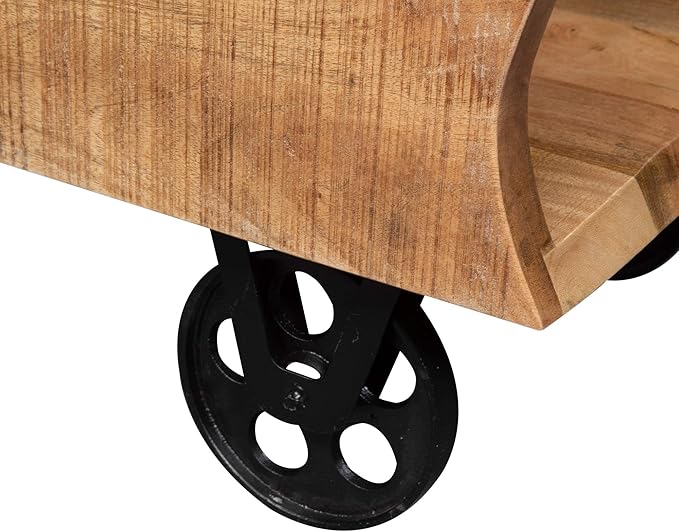 Liberty Furniture Industries Danley Accent Bar Trolley, W47 x D16 x H39 - Image 5