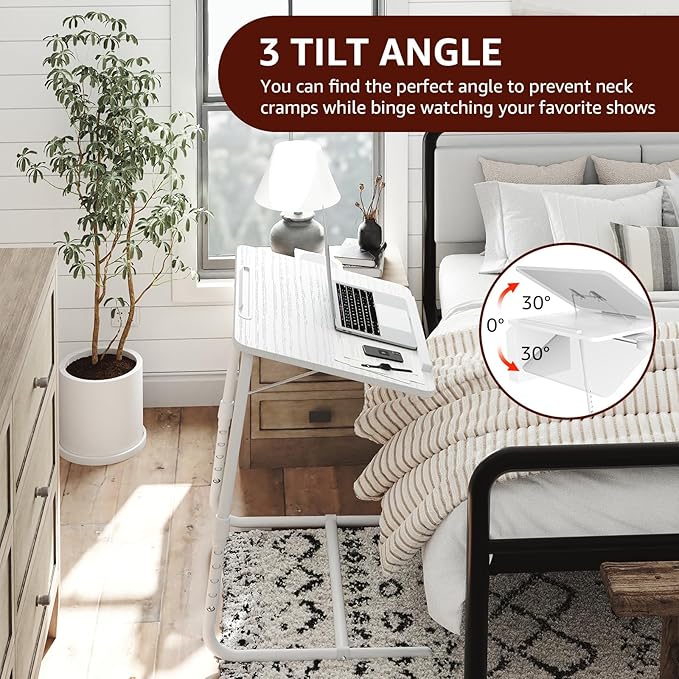 Adjustable TV Tray Folding Dinner - Image 3