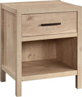 Sauder Pacific View Bedroom Night Stand, Spacious Storage, 1 Drawer Nightstand by SAUDER%C2%AE