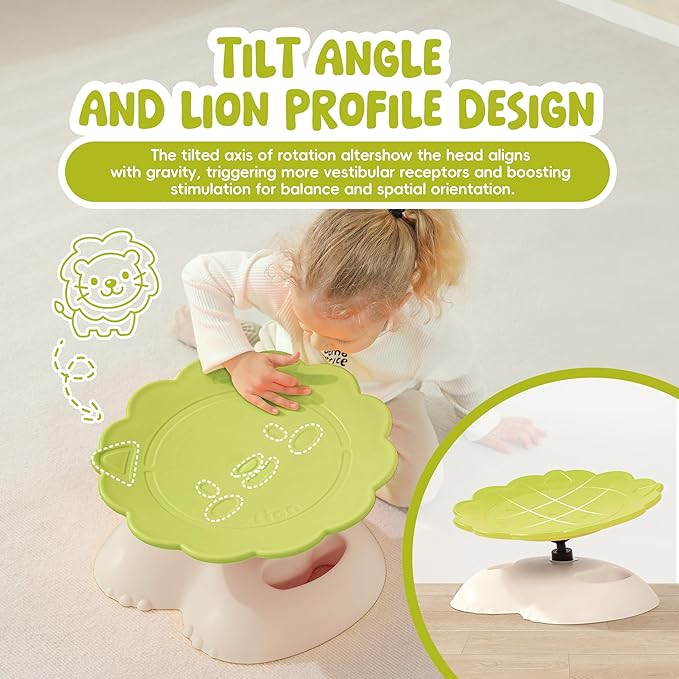 Spinning Chair for Autistic Kids, Autism Sensory Spinning Chairs Sensory Swivel - Image 4