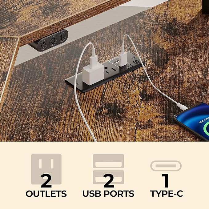 Rolanstar L Shaped Gaming Desk - Image 7