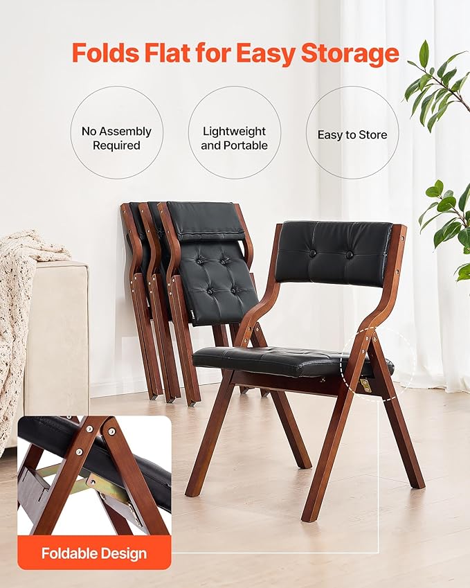 VEVOR Wooden Folding Chairs - Image 4