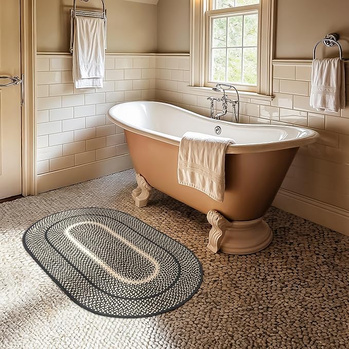 Homespice Manchester Braided Oval Rugs 20x30 by Homespice