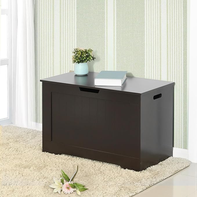 VASAGLE Storage Chest, 29.9 Inches Width Storage Bench, Entryway Bench - Image 4