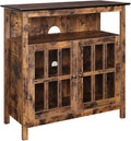 Convenience Concepts Big Sur Highboy Stand 36" Modern Entertainment Center by ConvenienceConcepts