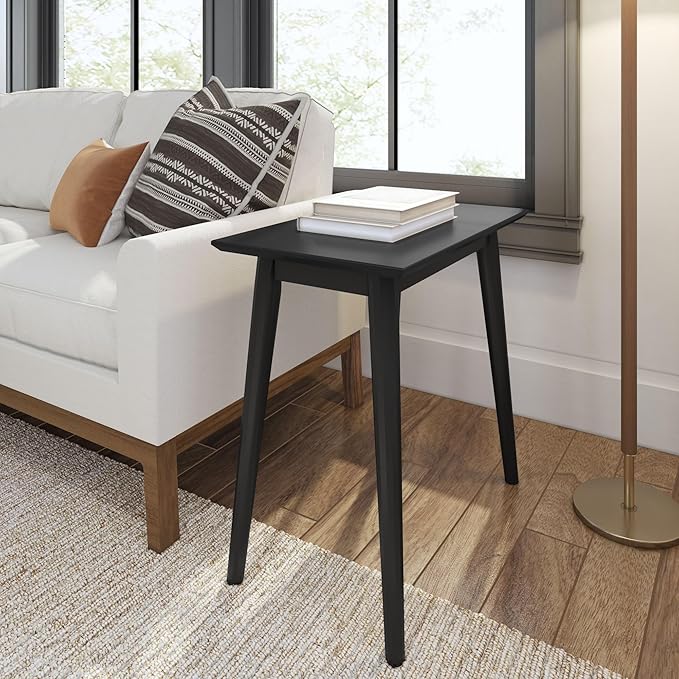 Plank+Beam Mid Century Modern Rectangular Side Table, End Table by PlankBeam
